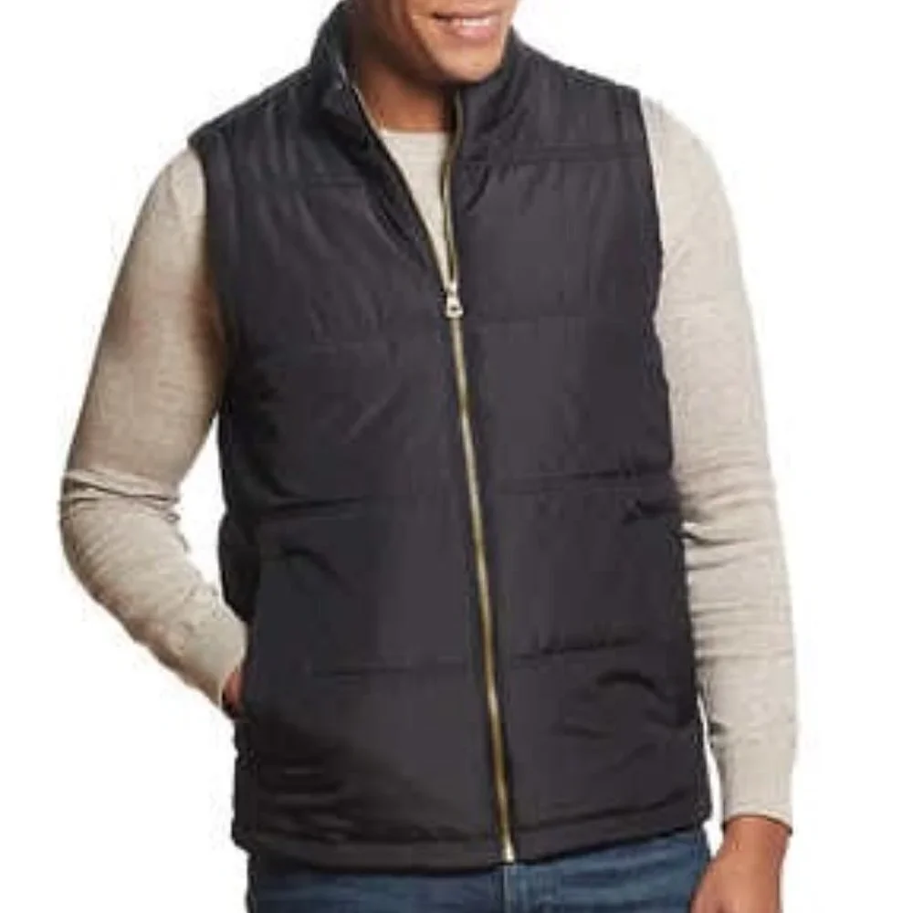 NWT - Weatherproof Vintage Men's Flannel Lined Puffer Vest - Size M